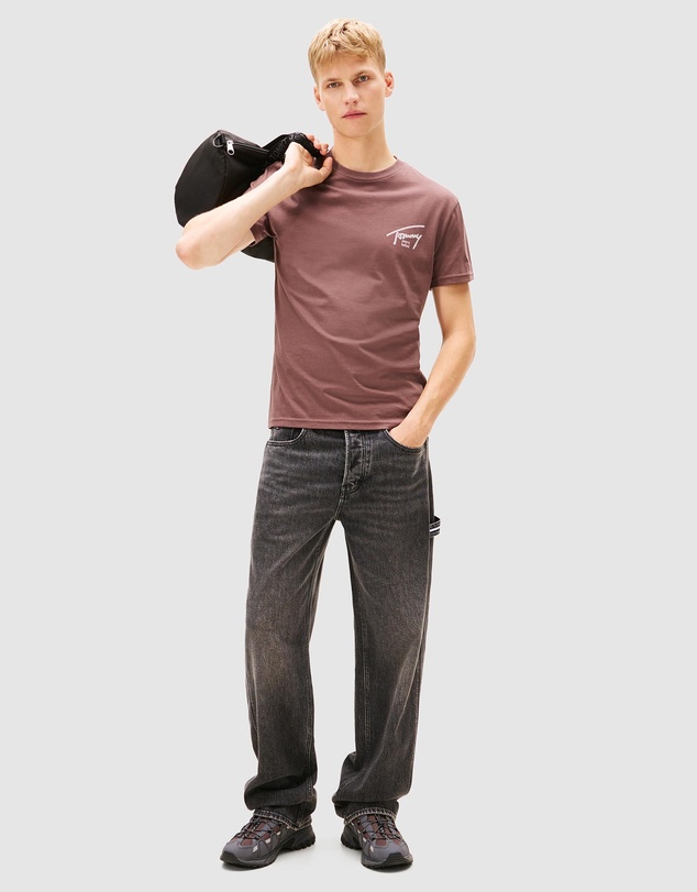 Tommy Jeans - Regular Sign Backprint Short Sleeve T-Shirt