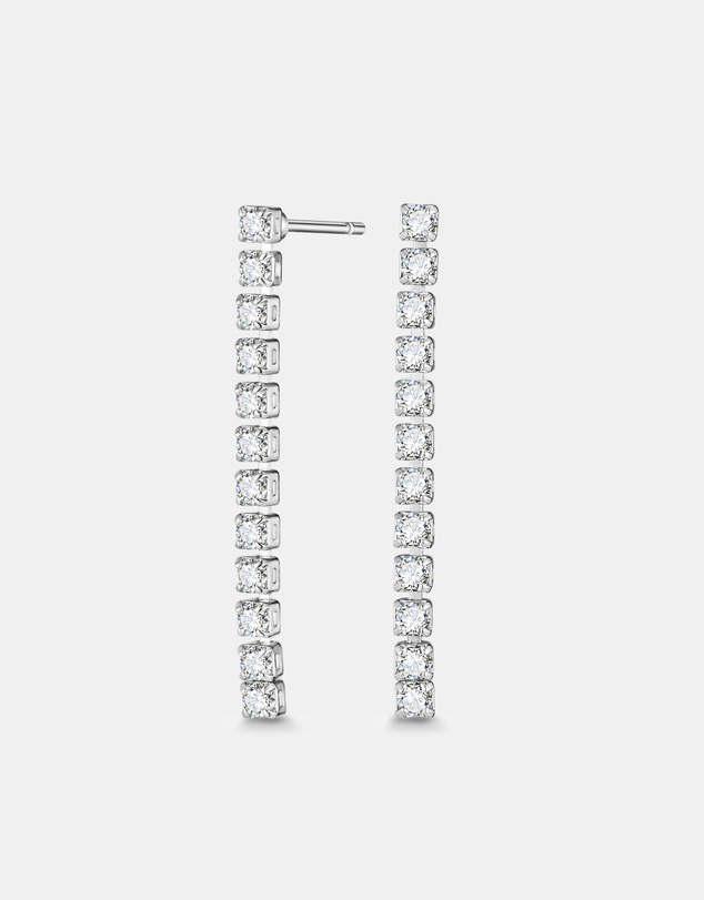 Mestige - Faye Earrings - Silver Plated
