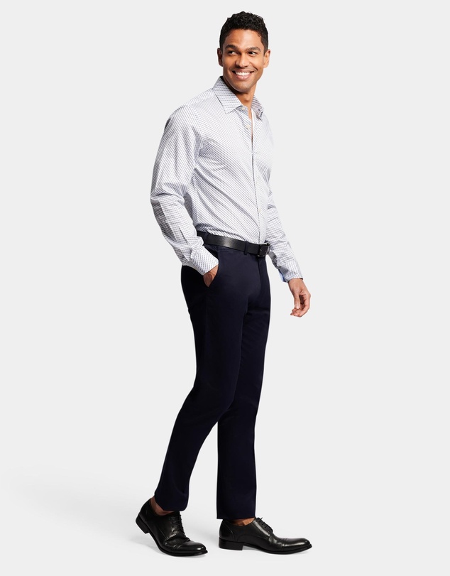 Brooksfield - Luxe Print Slim Fit Shirt