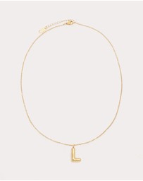 Petit Moments - Bubble Initial Necklace - All Letters