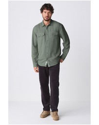 NEXT - Cotton Tencel Blend Long Sleeve Shirt