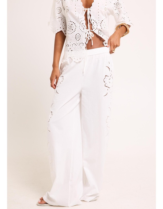 Subtitled - Lupe Embroidered Pants