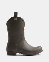 Hunter - Women’s Original Cowboy Boot in Chocolate Brown