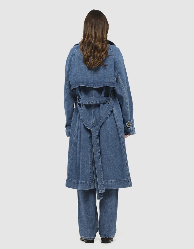 JACANDMOOKI - Dion Denim Trench Coat