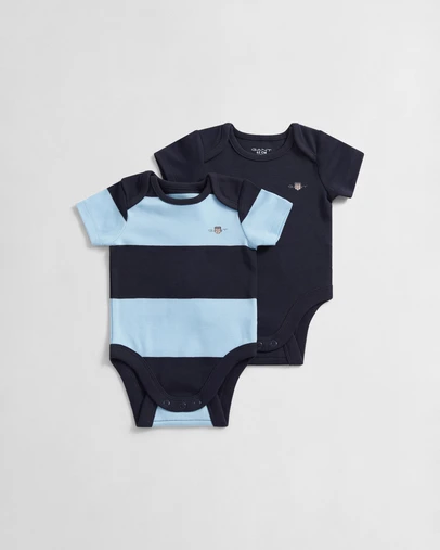 Gant - 2 Pack SS Striped Romper