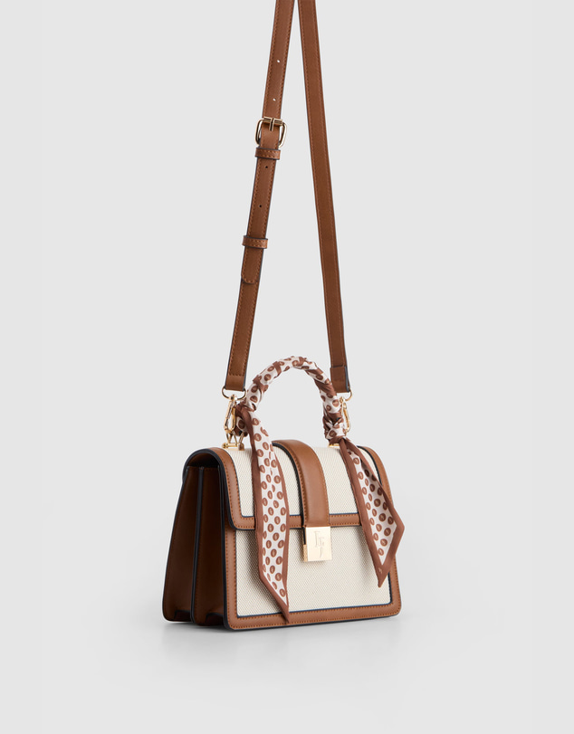 Laura Jones - Scarf Top Handle Bag