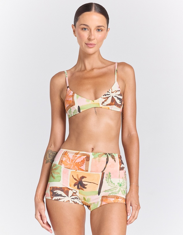 Poolside Paradiso - Florida Surf Bikini Bottom - Sunset