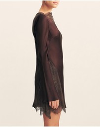 Shona Joy - Allegra Lace Panelled Mini Dress