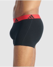 adidas Sportswear - 3 Pack Active Flex Cotton Trunk Underwear