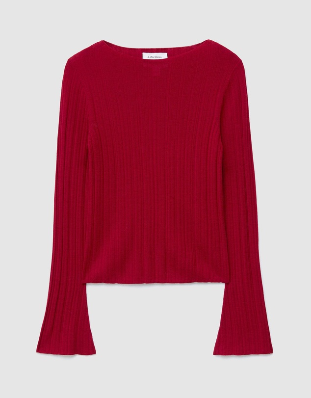 & Other Stories - Rib-Knit Wool Boatneck Top