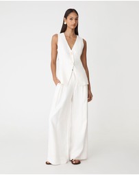 Forcast - Ami Wide Leg Linen Pants