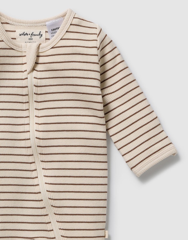 Wilson & Frenchy - Organic Waffle Zipsuit - Babies