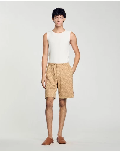 Sandro - Cross Cotton Shorts
