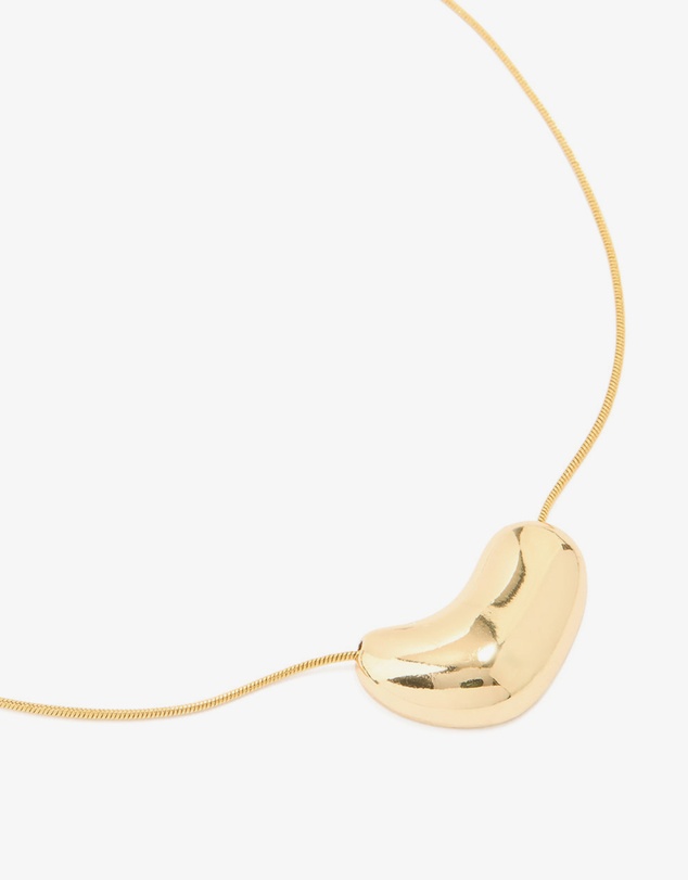 Lovisa - Waterproof Gold Plated Stainless Steel Pebble Pendant Necklace
