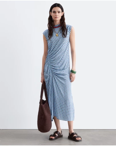 & Other Stories - Boat-Neck Midi Dress