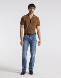 Calibre - Performance Cuban Collar Shirt Tan