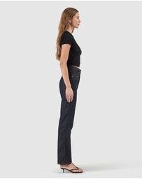 Rolla's - Loulou Straight Jean Long - Madame Indigo
