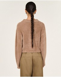 Staple the Label - Ember Fluffy Polo Jumper