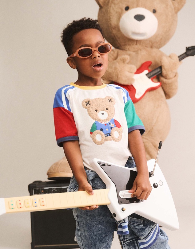 Huxbaby - Sporty Colour Block Hux Tee - Babies-Teens