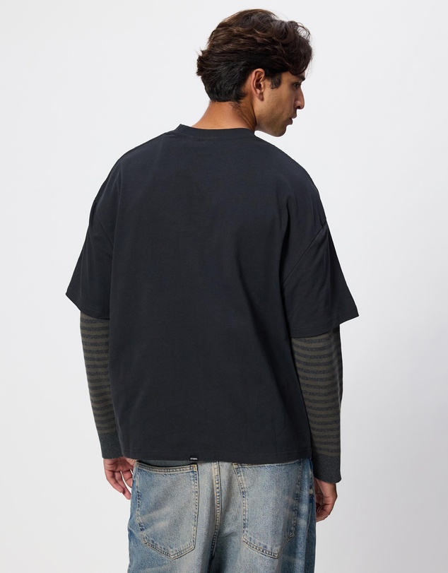 Thrills - What We Believe Layer Oversize Box Crop LS Tee