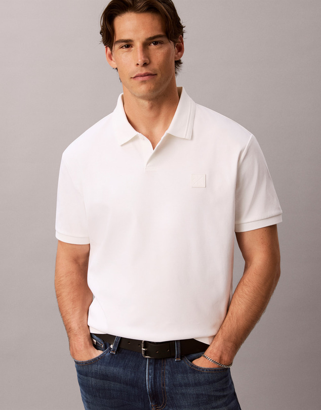 Calvin Klein - Mercerized Double Knit Cotton Polo