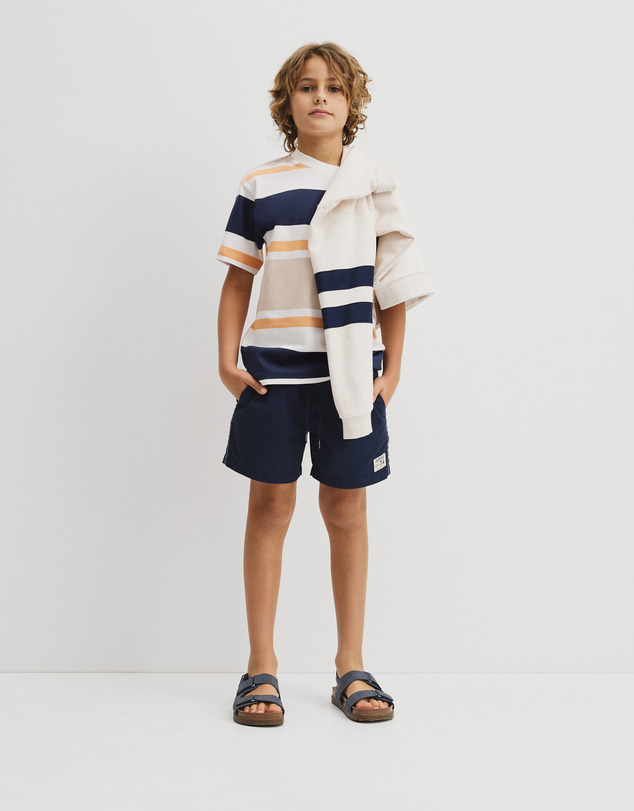 Country Road - Teen Relaxed Fit Stripe Short Sleeve T-shirt