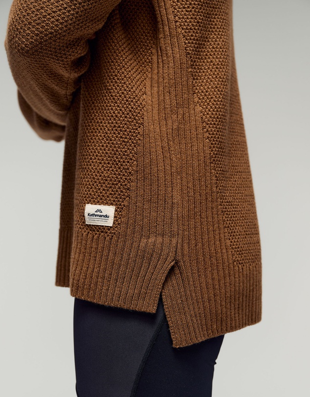 Kathmandu - Retreat Merino Blend Roll Neck Pullover