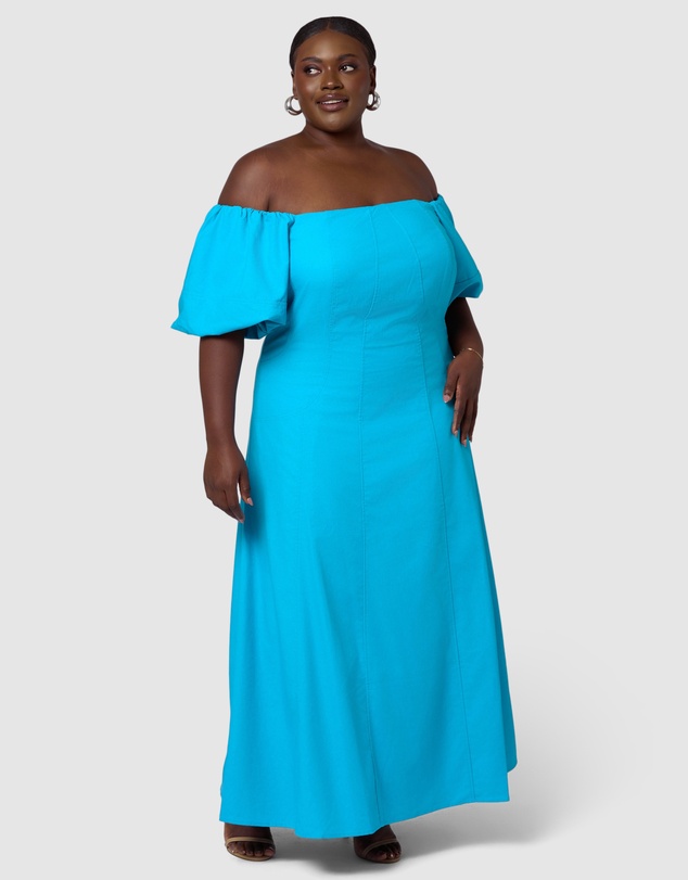 Pink Dusk by Curve Project - Heart Racer Midi Dress
