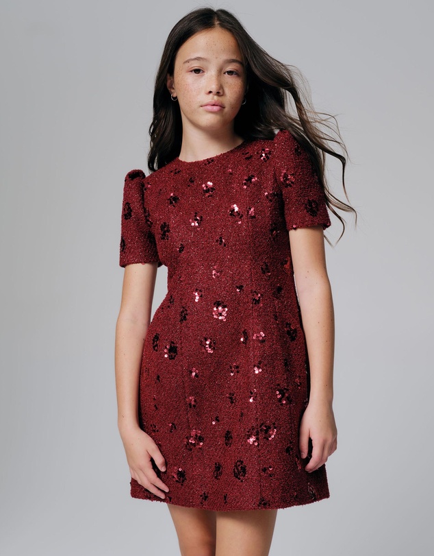 Bardot Junior - Evianna Boucle Mini Dress - Kids-Teens