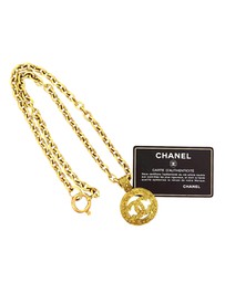 Pre-Loved by Azura Reborn - Pre-Loved CC Gold Plated Medallion Chain Necklace