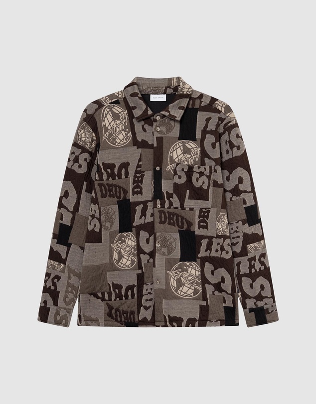 Les Deux - Kaleb Patchwork Jacquard Overshirt