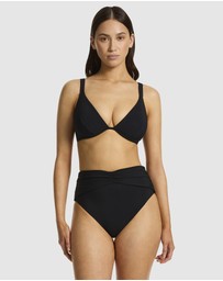 JETS - Jetset High Waist Ruched Bikini Bottom