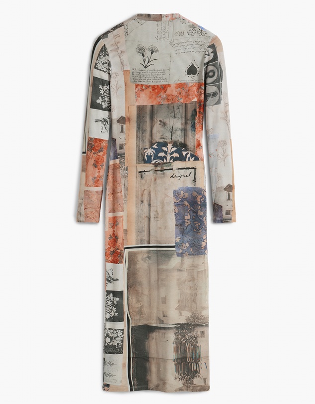 Desigual - Collage fitted dress