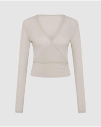 St. Agni - Baby Wool Wrap Top