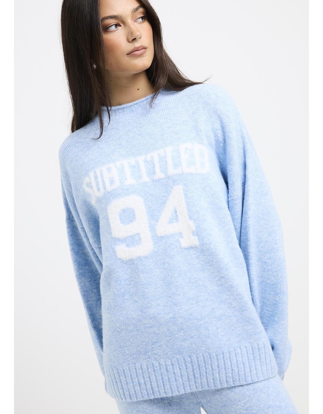 Subtitled - Kim Knit Oversized Crew Neck Jumper