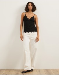 Atmos&Here - Sienna Jersey Lace Cami
