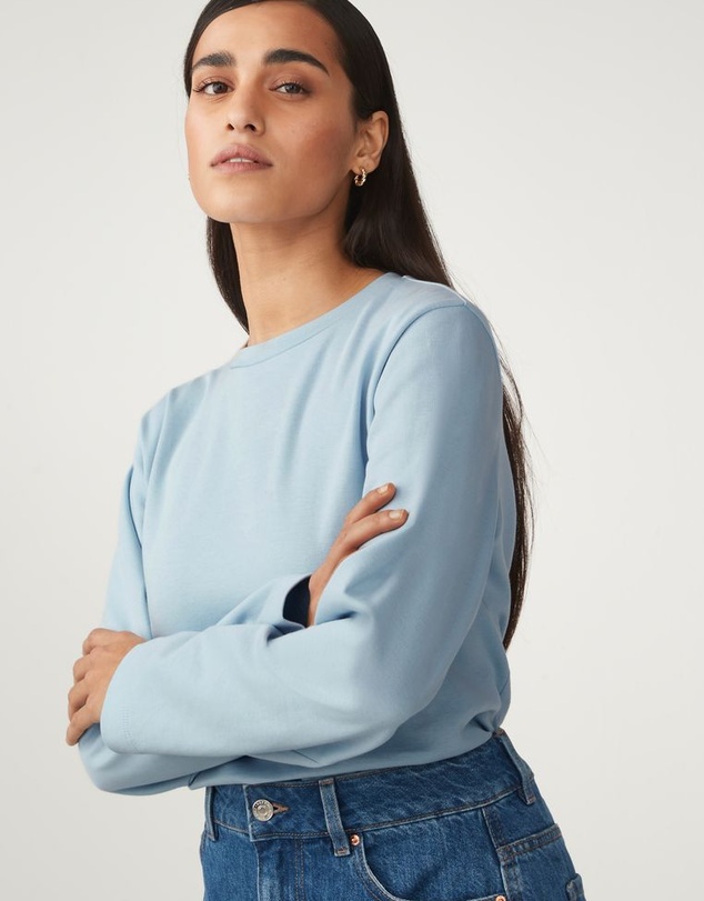 NEXT - Long Sleeve Heavyweight Shorter Length T-Shirt