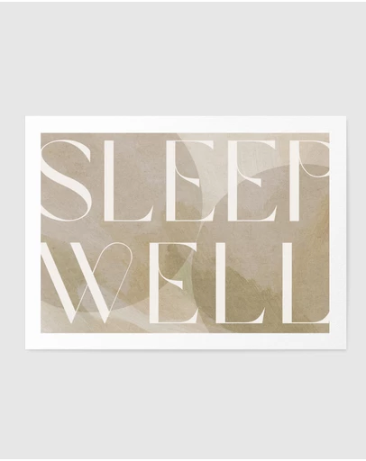 Olive et Oriel - Sleep Well by Treechild Art Print