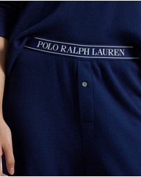 Polo Ralph Lauren - Club Waffle Long Sleeve Modal & Cotton Pyjama Set