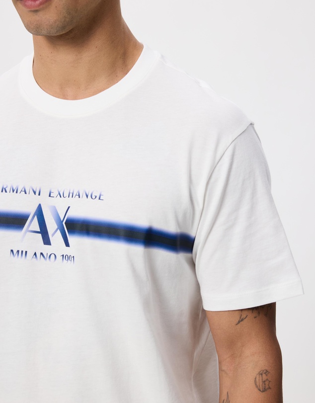 Armani Exchange - Front Logo Stripe T-Shirt