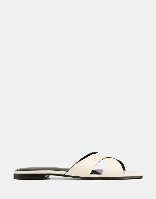 Wittner - Emery Flat Sandals Off White Leather