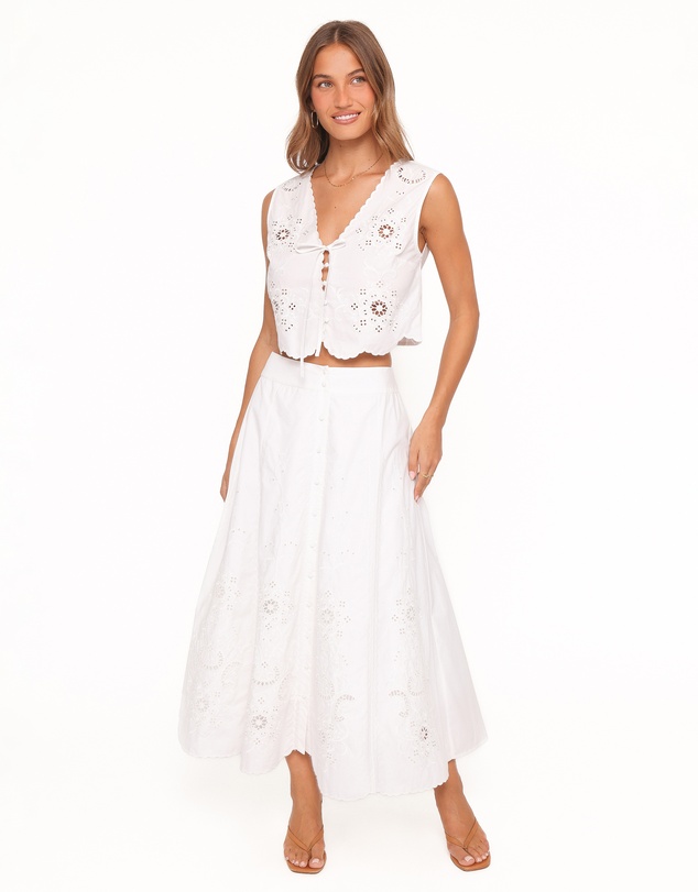Petal & Pup - Kye Top - White Broderie