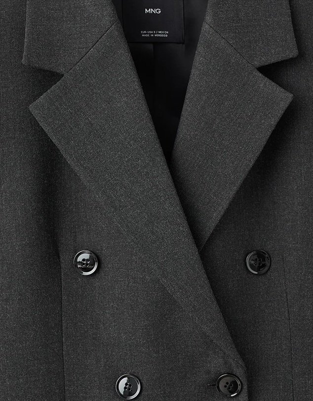 M.N.G - Double-Breasted Suit Jacket
