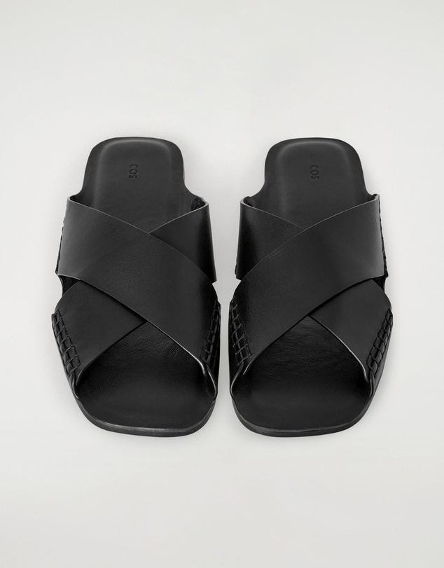 COS - Crossover Leather Sandals - Women's