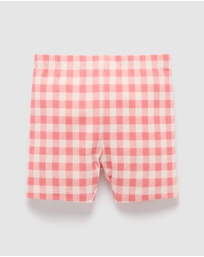 Pomegranate Gingham Print