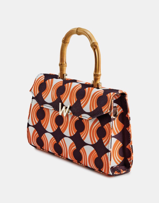 Wolf - Wolf Evie Collection Large Bag with Echo Tang Print