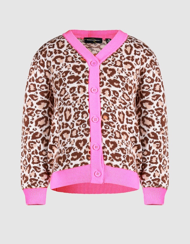 Rock Your Kid - Kitty Long Sleeve Cardigan in Natural