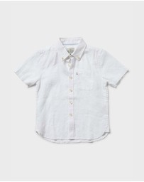 Academy Brand - Kids Hampton SS Linen Shirt