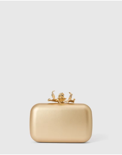 Forever New - Gina Orchid Clasp Hardcase Clutch Bag