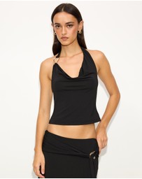 Dazie - After Hours Halter Top